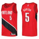 Portland Trail Blazers #5 Dalano Banton Red Stitched Jersey