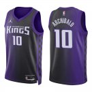 Sacramento Kings #10 Nate Archibald Black Purple Statement Stitched Jersey