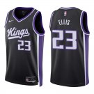 Sacramento Kings #23 Keon Ellis Black Stitched Jersey