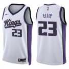 Sacramento Kings #23 Keon Ellis White Stitched Jersey
