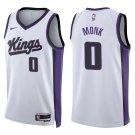 Sacramento Kings #0 Malik Monk White Stitched Jersey