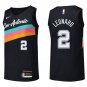 San Antonio Spurs #2 Kawhi Leonard Black Rainbow Stitched Jersey
