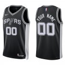 San Antonio Spurs #00 Custom Name And Number Black Stitched Jersey