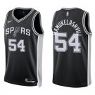 San Antonio Spurs #54 Sandro Mamukelashvili Black Stitched Jersey