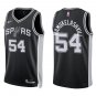 San Antonio Spurs #54 Sandro Mamukelashvili Black Stitched Jersey