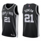 San Antonio Spurs #21 Tim Duncan Black Stitched Jersey
