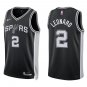 San Antonio Spurs #2 Kawhi Leonard Black Stitched Jersey