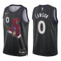 Toronto Raptors #0 AJ Lawson Black City Stitched Jersey