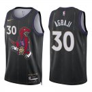 Toronto Raptors #30 Ochai Agbaji Black City Stitched Jersey