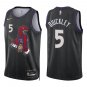 Toronto Raptors #5 Immanuel Quickley Black City Stitched Jersey