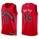 Toronto Raptors #14 Ja'Kobe Walter Red Stitched Jersey