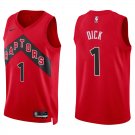 Toronto Raptors #1 Gradey Dick Red Stitched Jersey