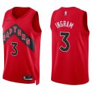 Toronto Raptors #3 Brandon Ingram Red Stitched Jersey