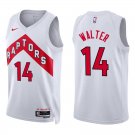 Toronto Raptors #14 Ja'Kobe Walter White Stitched Jersey