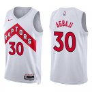 Toronto Raptors #30 Ochai Agbaji White Stitched Jersey