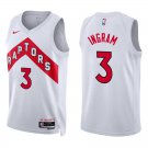 Toronto Raptors #3 Brandon Ingram White Stitched Jersey