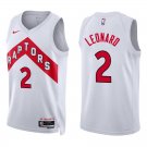 Toronto Raptors #2 Kawhi Leonard White Stitched Jersey