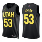 Utah Jazz #53 Mark Eaton Black Stitched Jersey