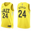 Utah Jazz #24 Walker Kessler Gold Stitched Jersey