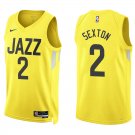 Utah Jazz #2 Collin Sexton Gold Stitched Jersey