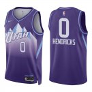 Utah Jazz #0 Taylor Hendricks Purple City Stitched Jersey