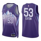Utah Jazz #53 Mark Eaton Purple City Stitched Jersey