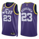 Utah Jazz #23 Lauri Markkanen Purple Classic Stitched Jersey