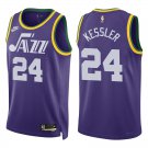 Utah Jazz #24 Walker Kessler Purple Classic Stitched Jersey