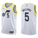 Utah Jazz #5 Cody Williams White Stitched Jersey