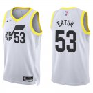 Utah Jazz #53 Mark Eaton White Stitched Jersey