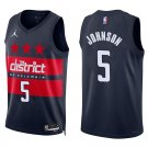 Washington Wizards #5 AJ Johnson Navy Stitched Jersey