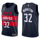 Washington Wizards #32 Khris Middleton Navy Stitched Jersey