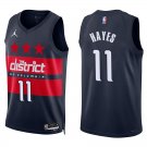 Washington Wizards #11 Elvin Hayes Navy Stitched Jersey