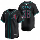 Arizona Diamondbacks #38 Paul Sewald Black Men's & Youth Stitched Jersey
