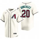 Arizona Diamondbacks #20 Luis Gonzalez Cream Men's & Youth Stitched Jersey