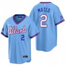 Atlanta Braves #2 Jorge Mateo Powder Blue Men's & Youth Stitched Jersey