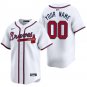 Atlanta Braves #00 Custom Name And Number White Men's & Youth Stitched Jersey