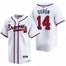 Atlanta Braves #14 Mauricio Dubon White Men's & Youth Stitched Jersey