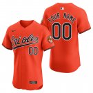 Baltimore Orioles #00 Custom Name And Number Orange Men's & Youth Stitched Jersey