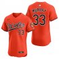 Baltimore Orioles #33 Eddie Murray Orange Men's & Youth Stitched Jersey