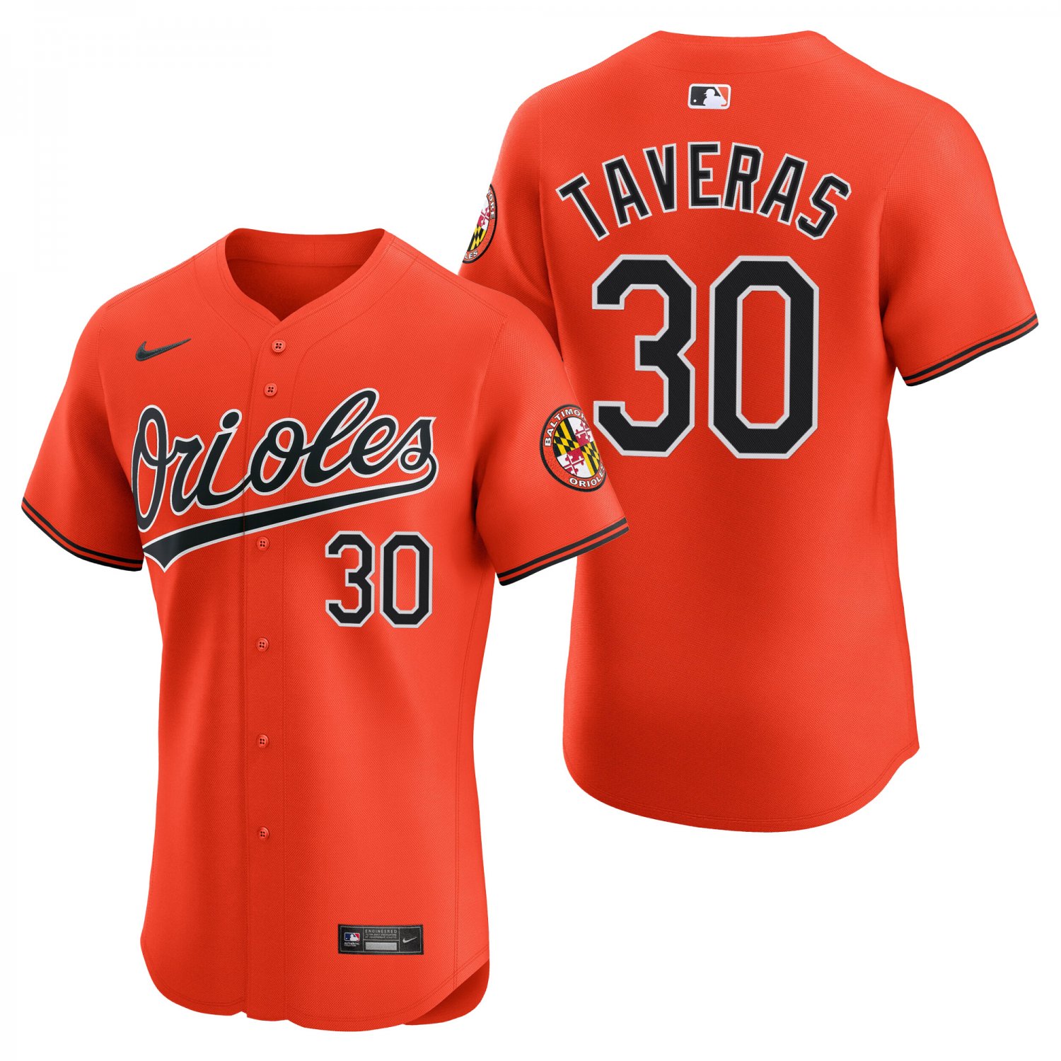 Baltimore Orioles #30 Leody Taveras Orange Men's & Youth Stitched Jersey