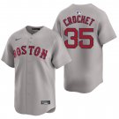 Boston Red Sox #35 Garrett Crochet Gray Men's & Youth Stitched Jersey