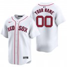 Boston Red Sox #00 Custom Name And Number White Men's & Youth Stitched Jersey