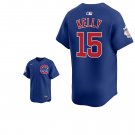 Chicago Cubs #15 Carson Kelly Royal Blue Men's & Youth Stitched Jersey