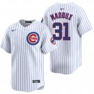 Chicago Cubs #31 Greg Maddux White Men's & Youth Stitched Jersey