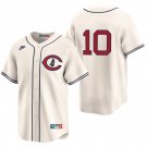 Chicago Cubs #10 Ron Santo Cream Men's & Youth Stitched Jersey
