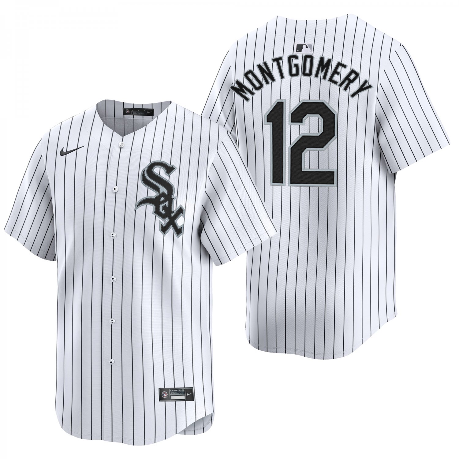 Chicago White Sox #12 Colson Montgomery White Men's & Youth Stitched Jersey