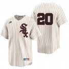Chicago White Sox #20 Miguel Vargas Cream Men's & Youth Stitched Jersey