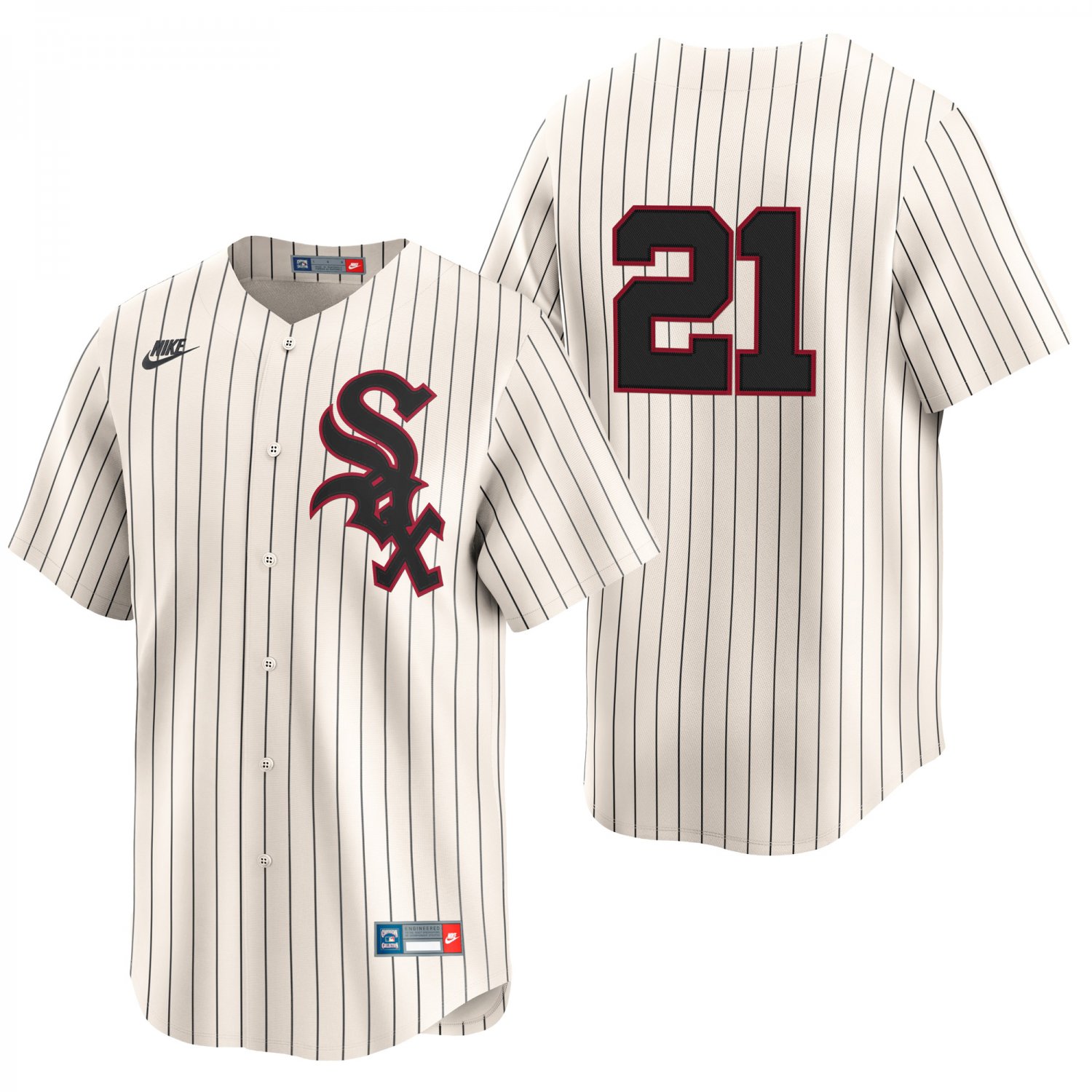 Chicago White Sox #21 Austin Hays Cream Men's & Youth Stitched Jersey