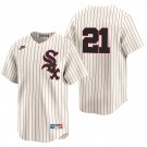 Chicago White Sox #21 Austin Hays Cream Men's & Youth Stitched Jersey